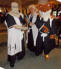 Sajin Komamura, masked and wolf version from Bleach