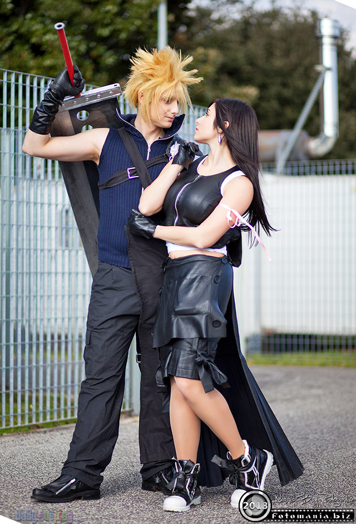 final fantasy tifa and cloud cosplay