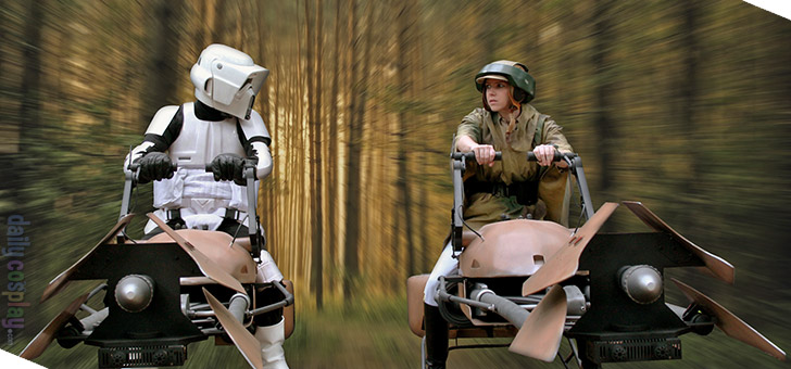 Endor Leia / Scout Trooper / Endor Commando from Star Wars Episode VI: Return of the Jedi