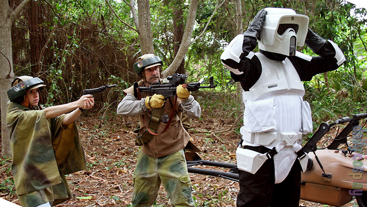 Endor Leia / Scout Trooper / Endor Commando from Star Wars Episode VI: Return of the Jedi