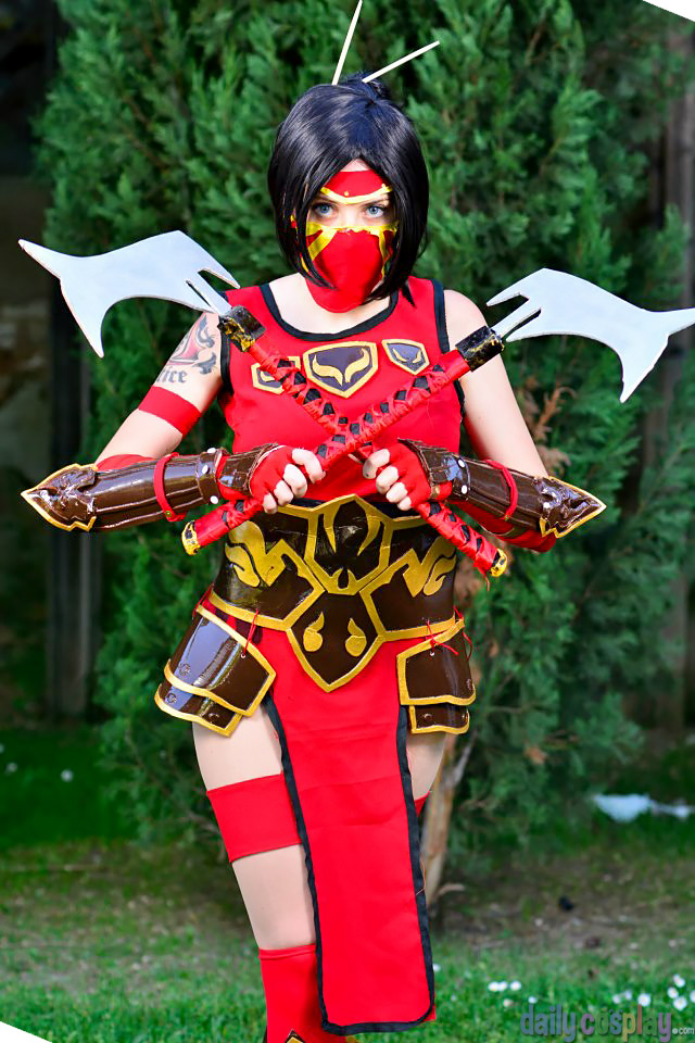 Crimson Akali from League of Legends