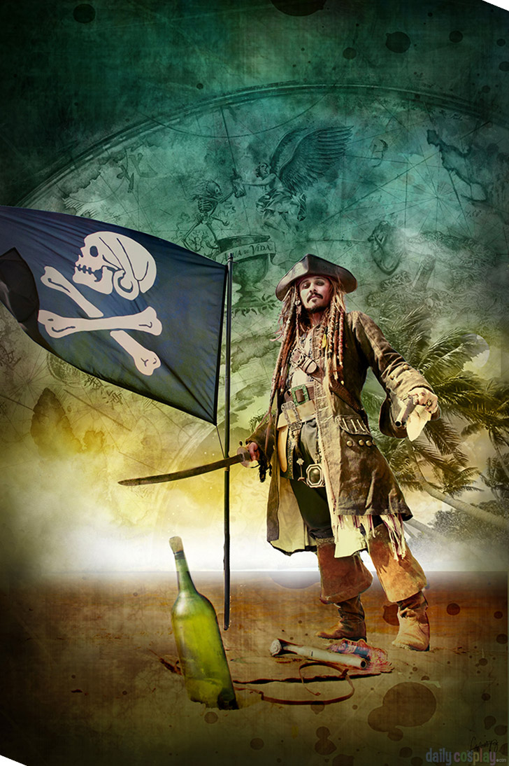 Captain Jack Sparrow from Pirates of the Caribbean