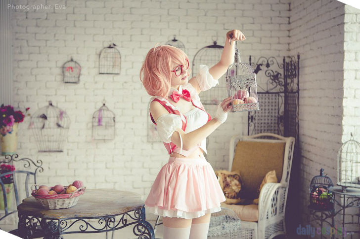 Kyoukai no Kanata Beyond the Boundary Kuriyama Mirai Idol Cosplay Costume