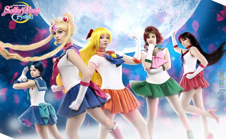 Sailor Senshi from Sailor Moon Crystal