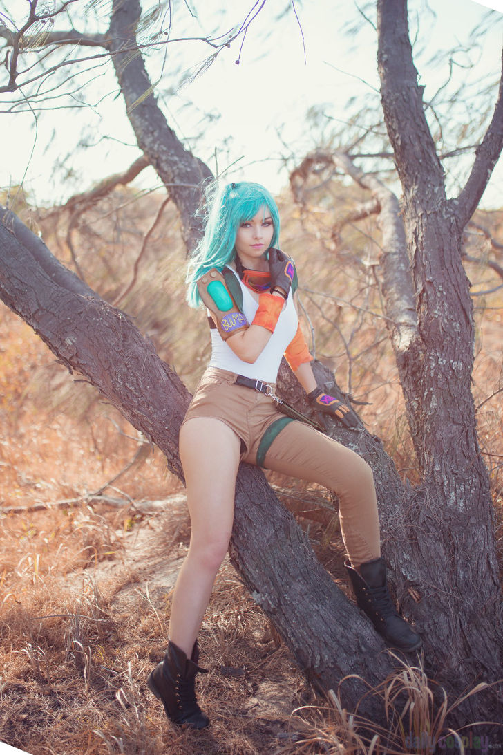 Motocross Bulma from Dragon Ball Z