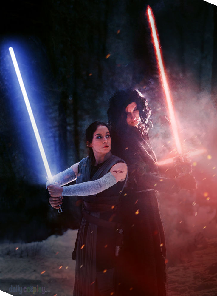 Rey & Kylo from Star Wars: The Last Jedi