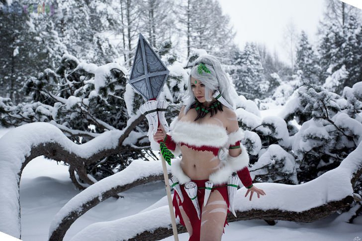 Snow Bunny Nidalee from League of Legends