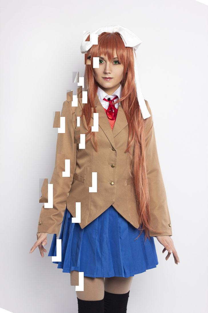 Monika from Doki Doki Literature Club!