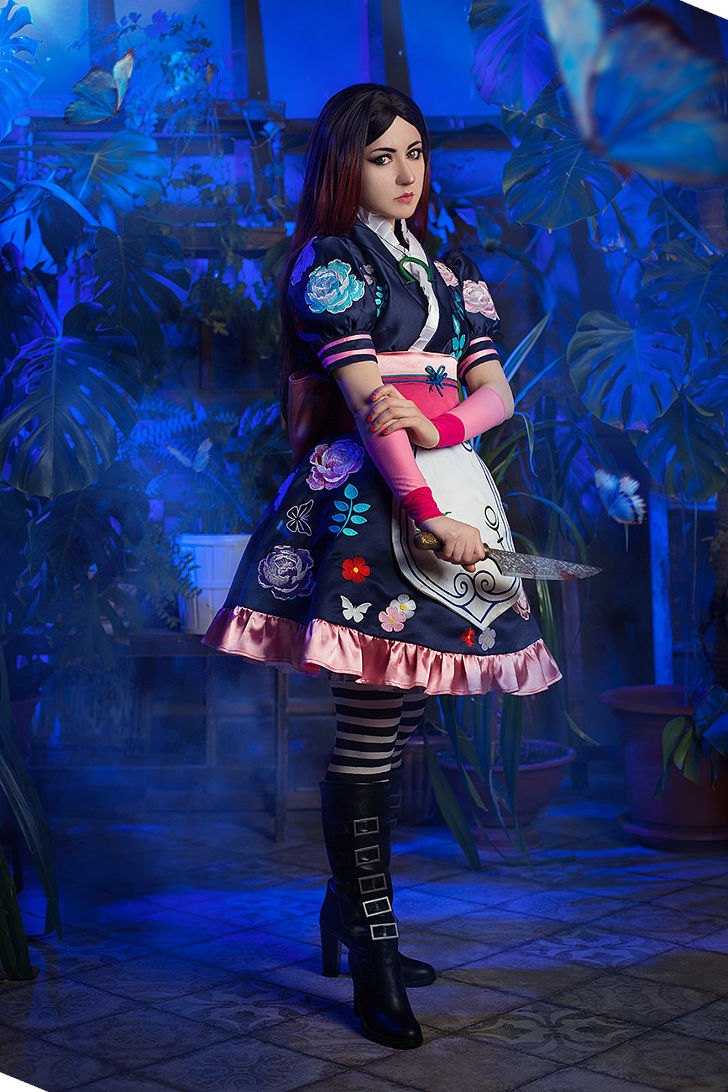 Alice madness returns silk maiden dress cosplay