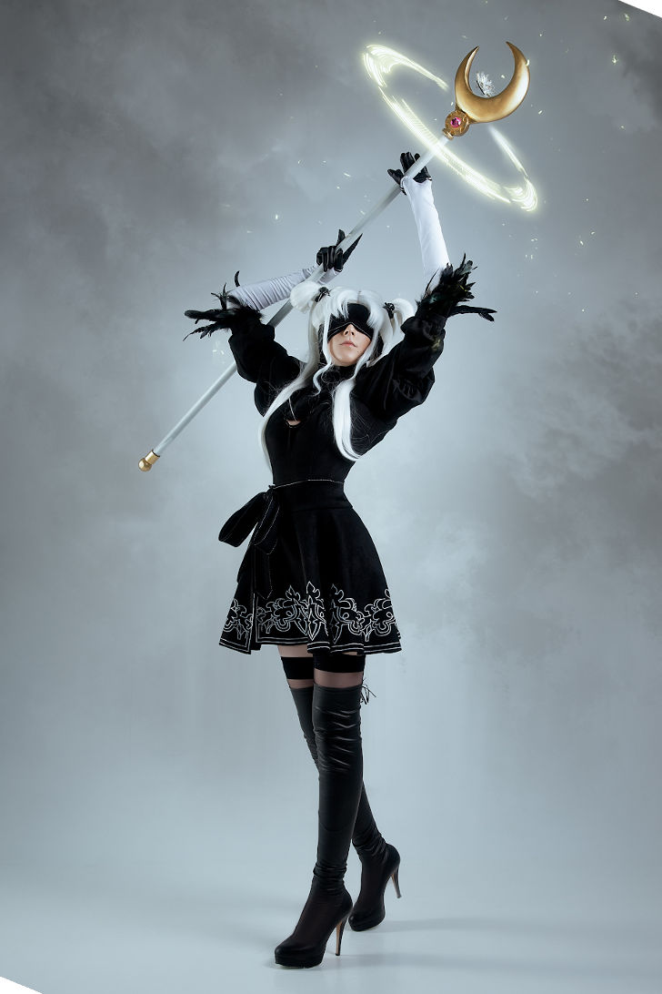 Sailor 2B from NieR: Automata & Sailor Moon Crossover