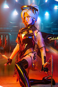 Cyberpunk Mercy from Overwatch