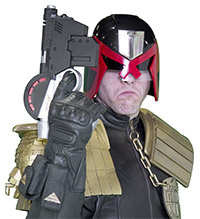 Judge Dredd from Judge Dredd 2000AD Comic