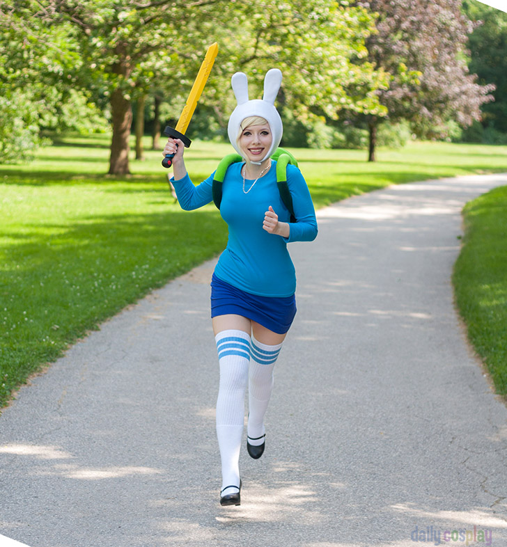 This is one of my simpler costumes, Fionna the Human, from the cartoon Adve...